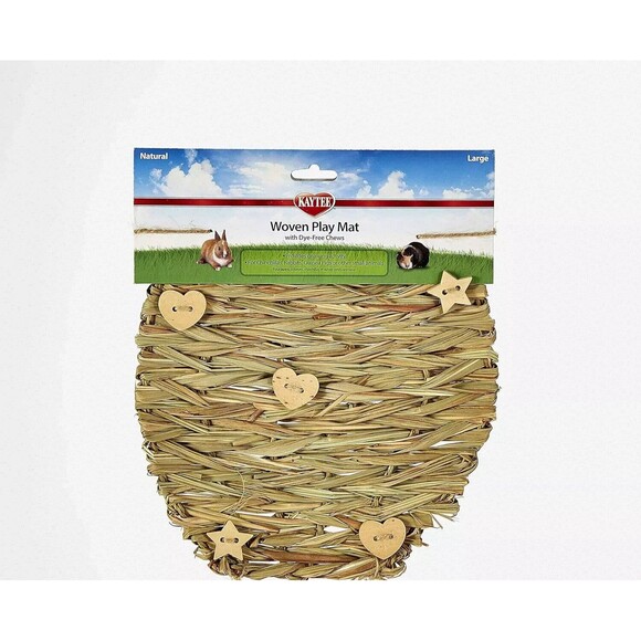 Kaytee Natural Woven Play Mat, Large for Small Animals Pets New - Picture 1 of 3
